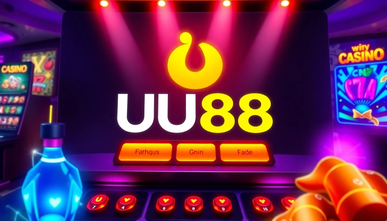 UU88 online casino platform with vibrant graphics, secure interface, and engaging gaming environment for players seeking trusted entertainment.