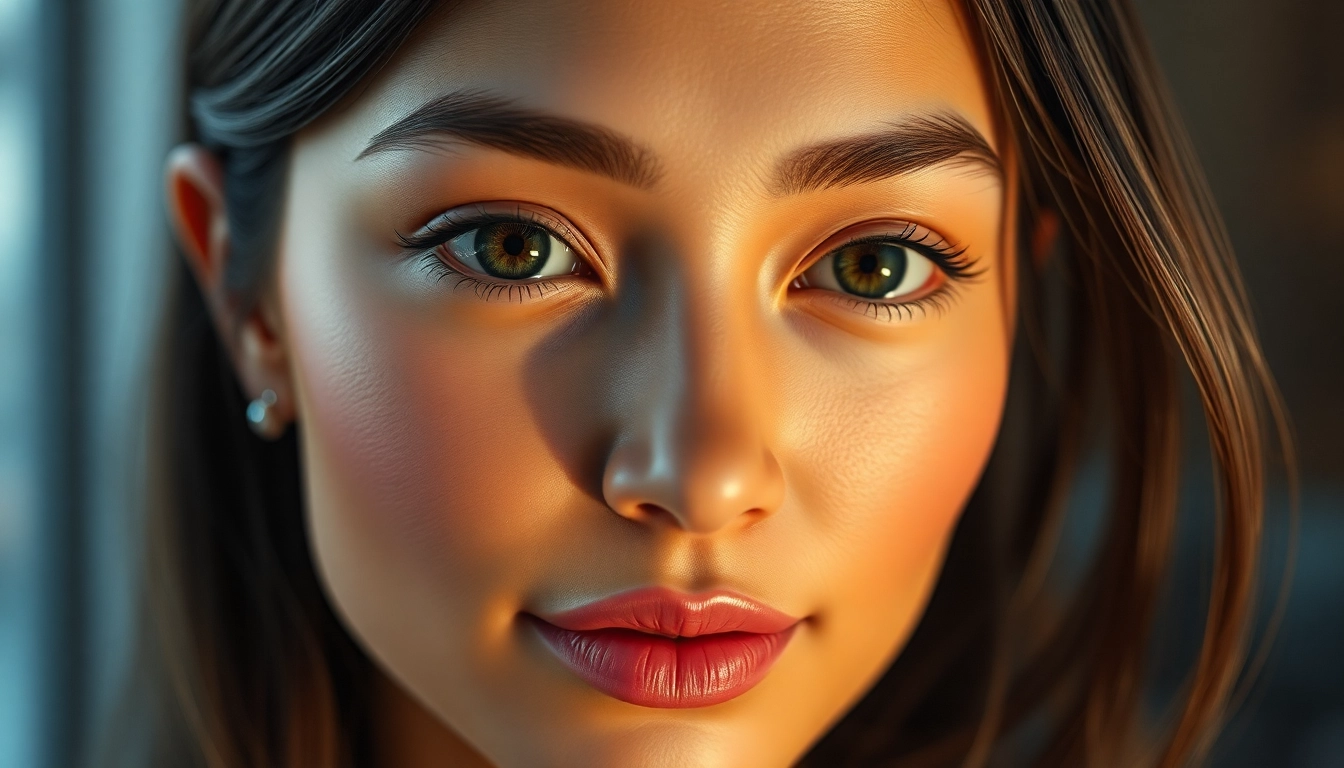 AI girlfriend engaging in a fiery NSFW chat with a realistic, expressive digital avatar, emphasizing intimacy and unfiltered connection.
