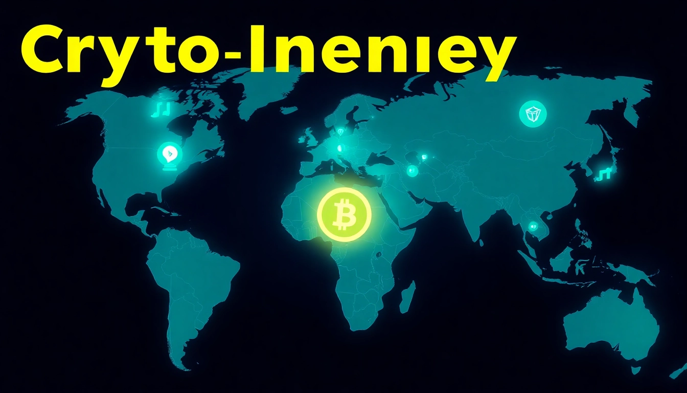 Crypto-friendly countries around the world showcasing accessible regions for cryptocurrency investors and entrepreneurs, emphasizing global opportunities in blockchain adoption.
