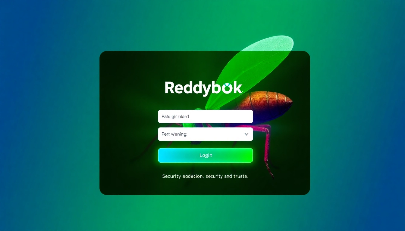Guide users through a seamless Reddybook login process with a clear, user-friendly interface highlighted in vibrant colors for enhanced security and accessibility.
