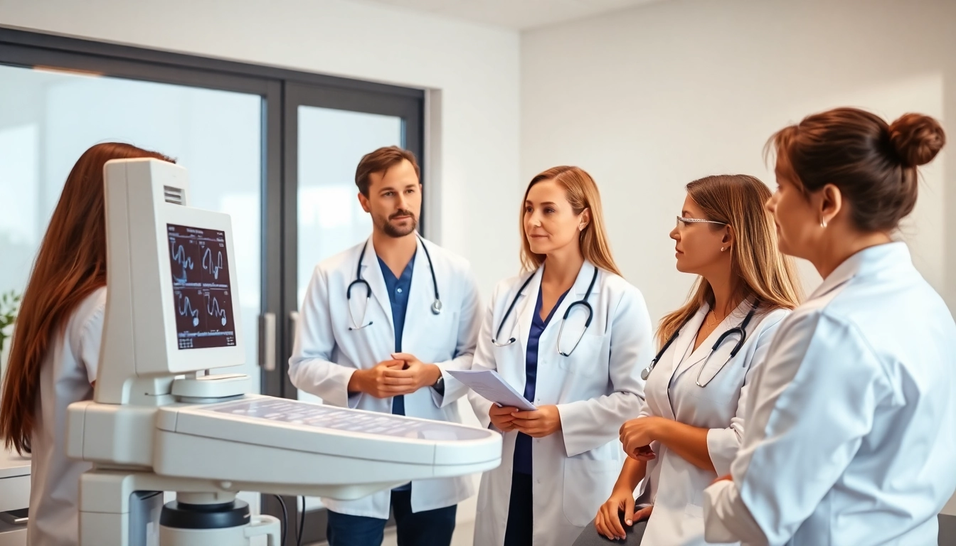Clinica infertilita Italia experts consulting with couples in modern treatment room increasing