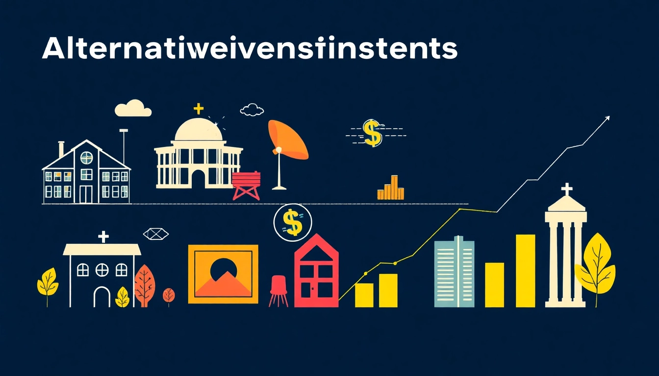 Learn about Alternative Investments for Beginners with engaging visuals illustrating diverse