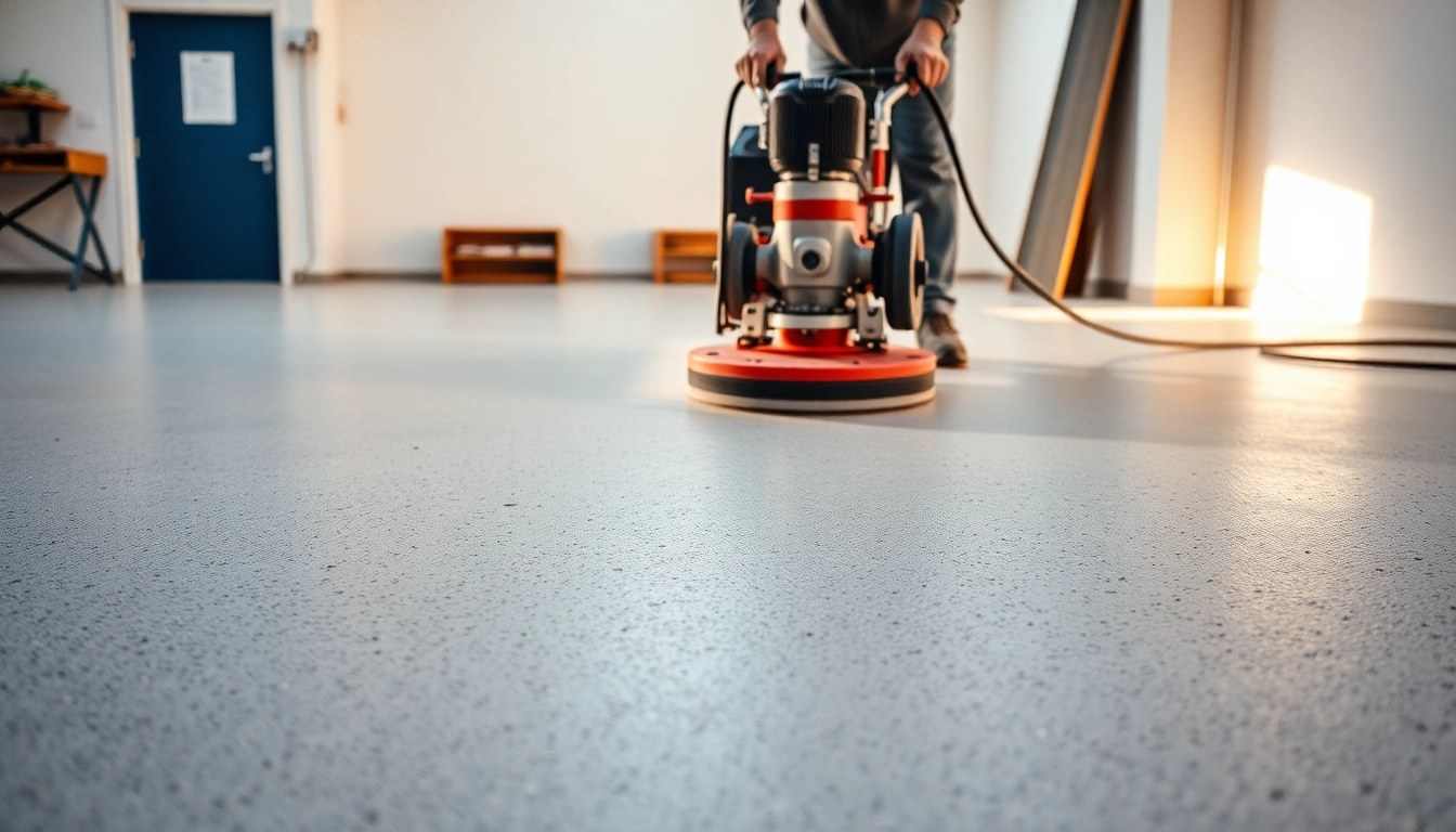 Professional floor preparation Birmingham with diamond grinding for smooth, level surfaces in